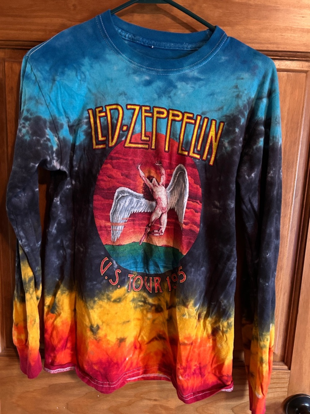 Led Zeppelin Tie-Dye Long Sleeve Tee - Multicolor